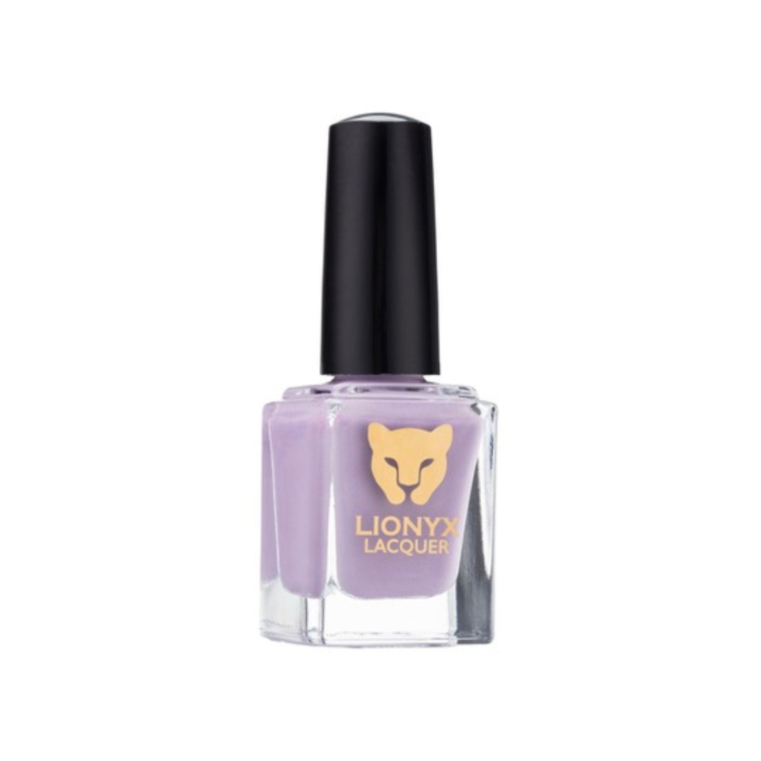 Close-up of LILAC YOU MEAN IT by LIONYX Lacquer, a pastel purple crème nail polish.