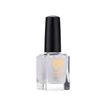 Close-up of BASE INSTINCT by LIONYX Lacquer, a sticky base coat for longer-lasting manicures.